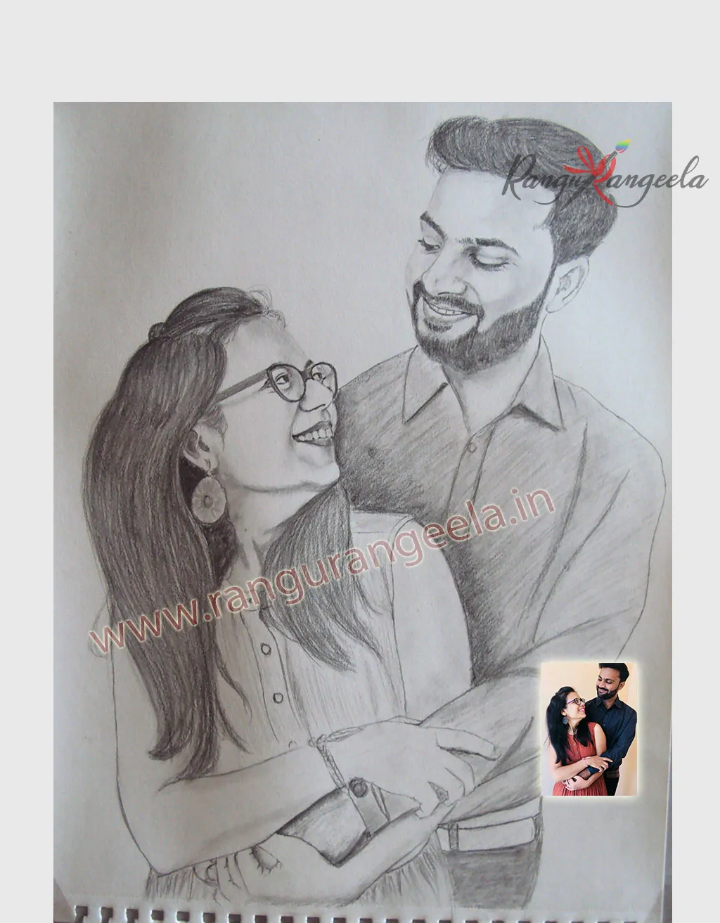Couple Sketch Drawing Realistic - Drawing Skill-saigonsouth.com.vn